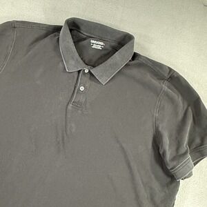 UNTUCKit Polo Shirt XXL Black Regular Fit Cotton 2XL